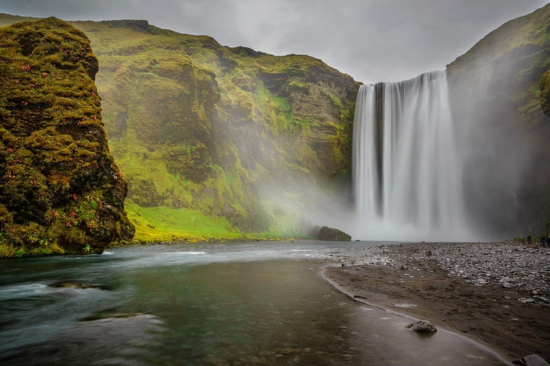  Водопад Skogafoss-Исландия